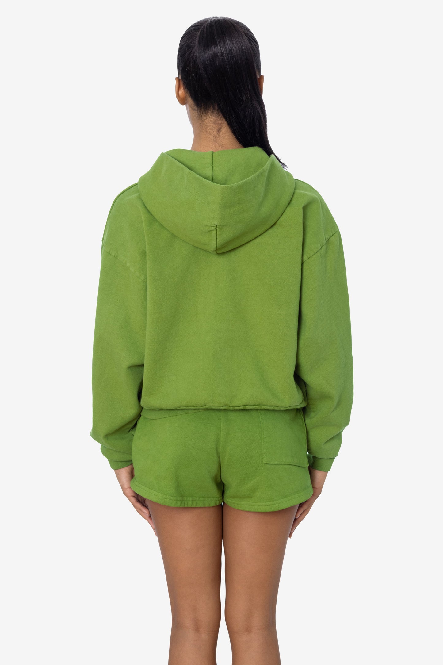 HF16 - Heavy Fleece Cropped Zip-Up Hoodie (Garment Dye)