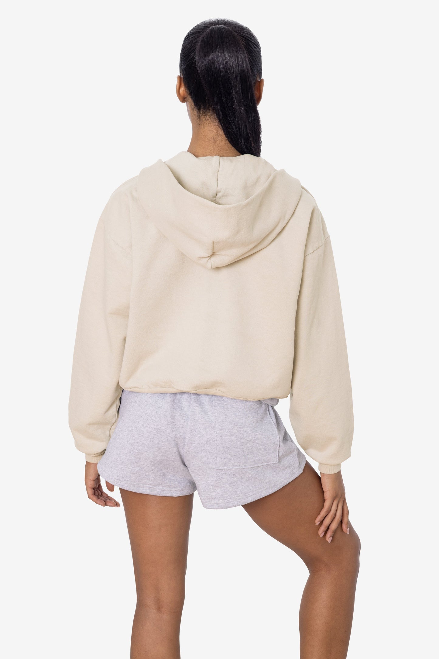 HF16 - Heavy Fleece Cropped Zip-Up Hoodie (Garment Dye)