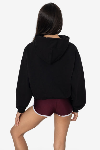 HF19 - Heavy Fleece Cropped Hoodie (Piece Dye)