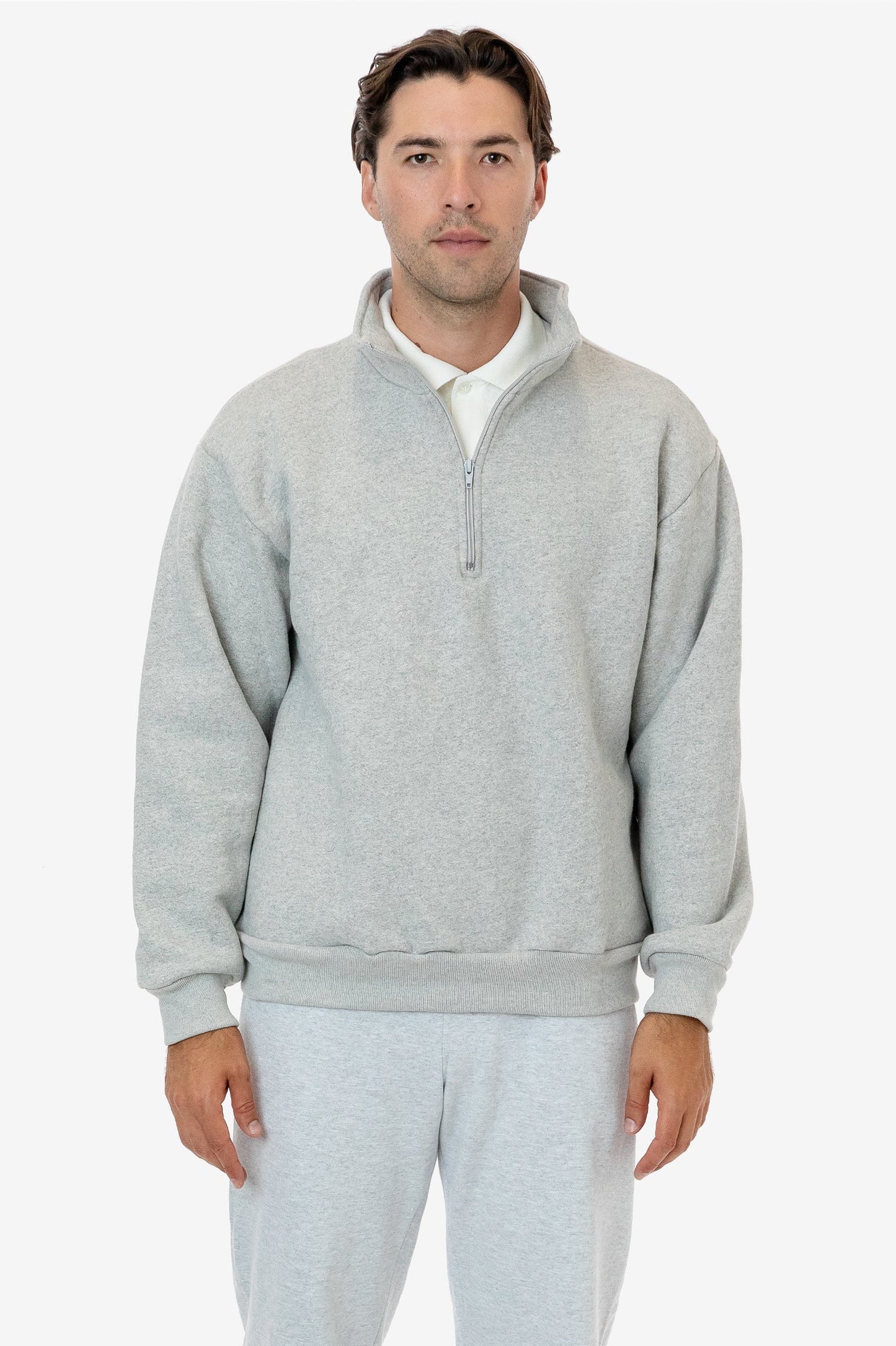 HFX428 - Unisex Heavy Fleece Half Zip Pullover (Piece Dye)