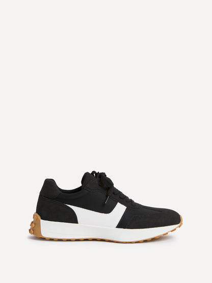 Hustle Black Suede Trainers