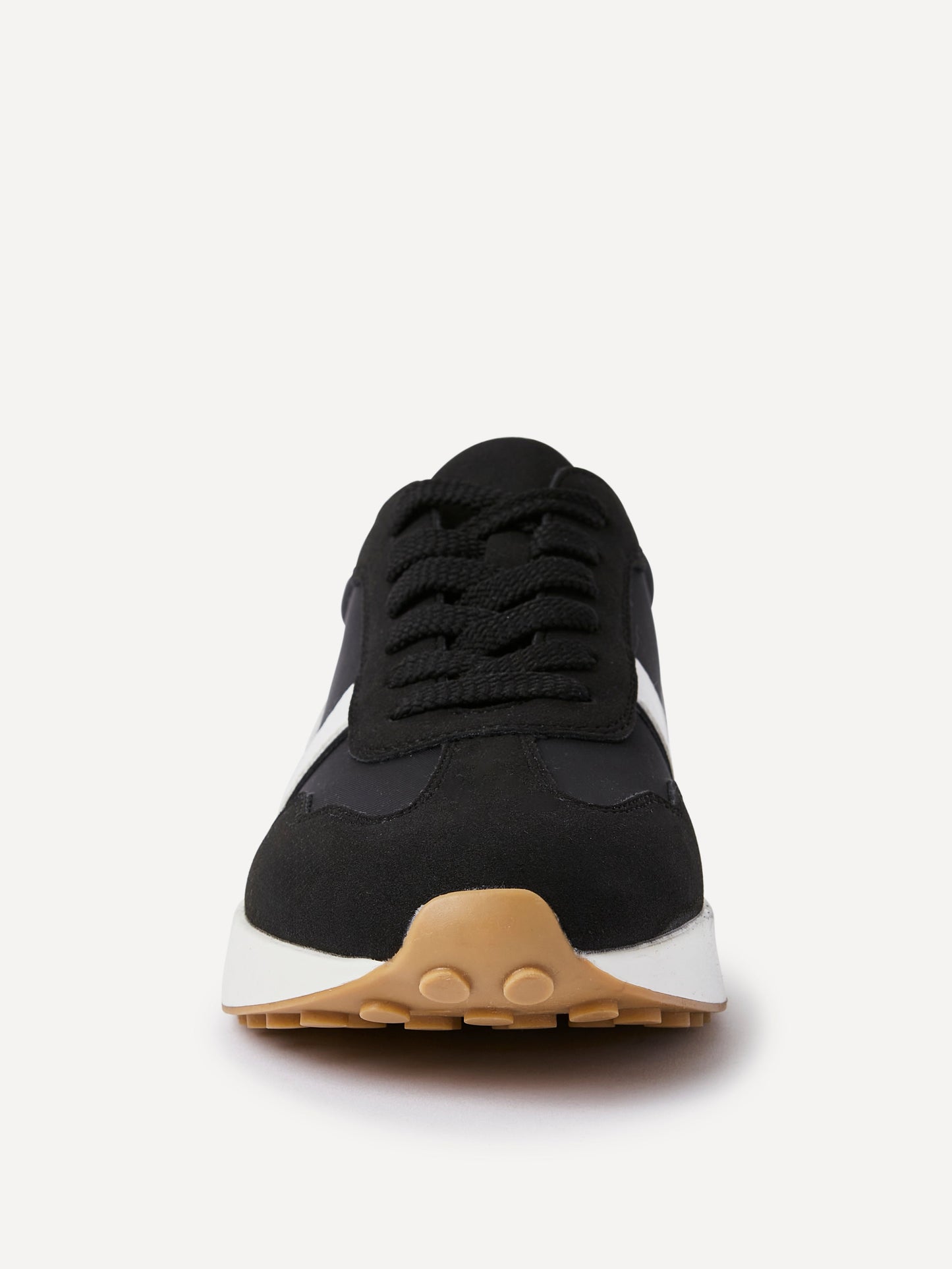 Hustle Black Suede Trainers