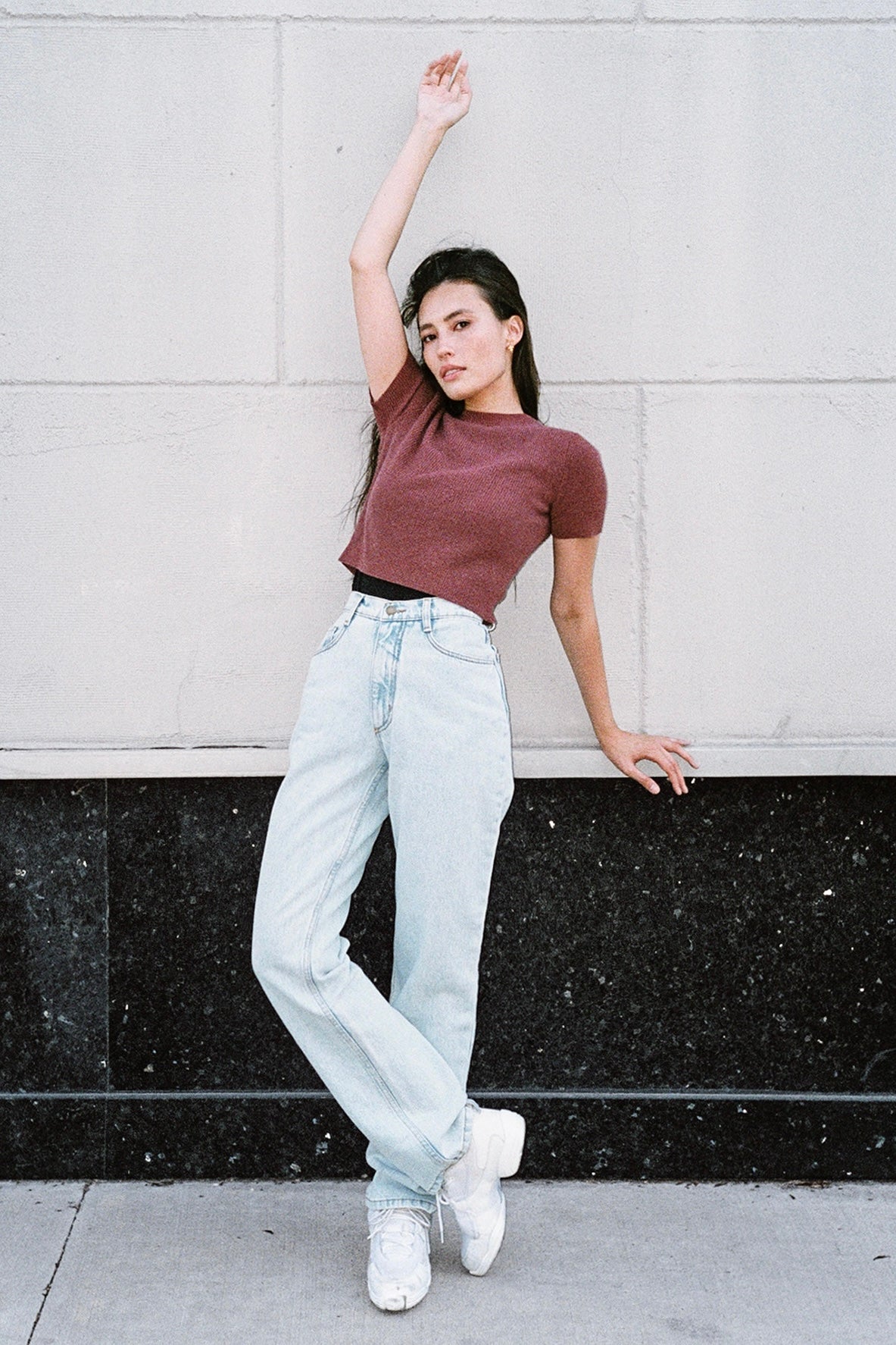 RDNW08 - Straight Leg High Waisted Jean