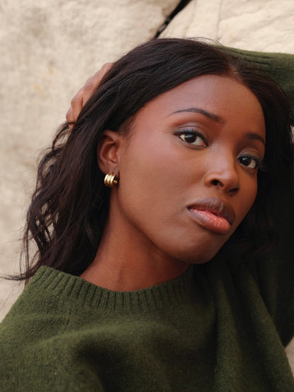 Noa Small Gold Hoop Earrings