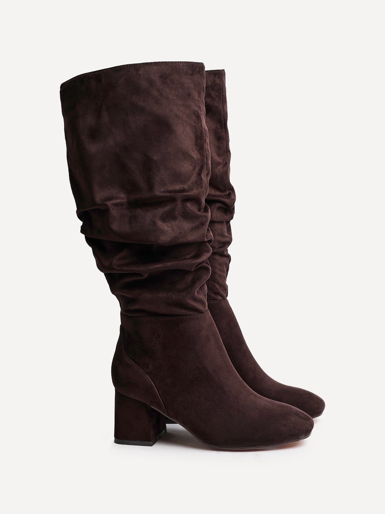 Inferno Wide Fit Brown Long Heeled Boots