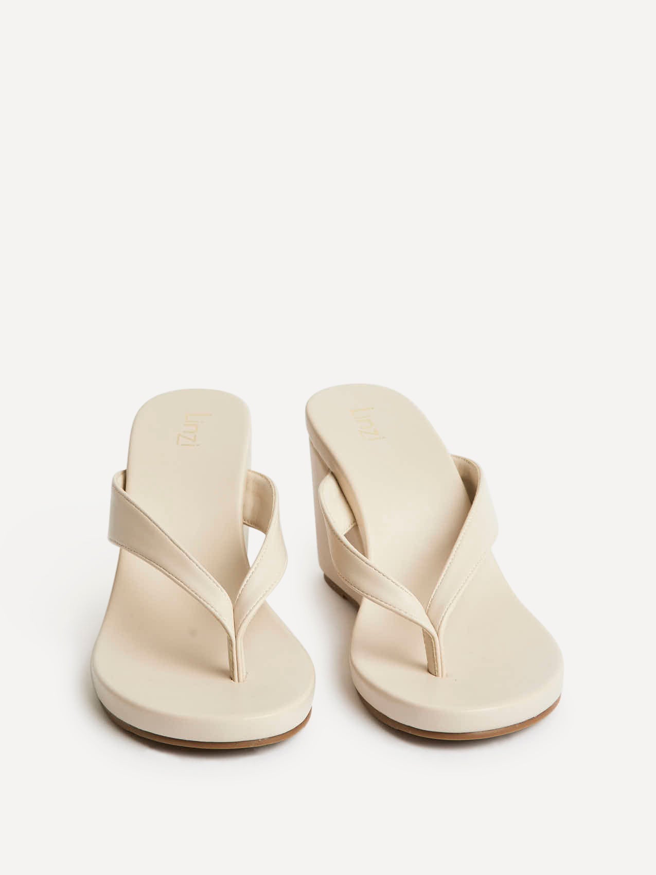 Joia Ivory Wedge Mules