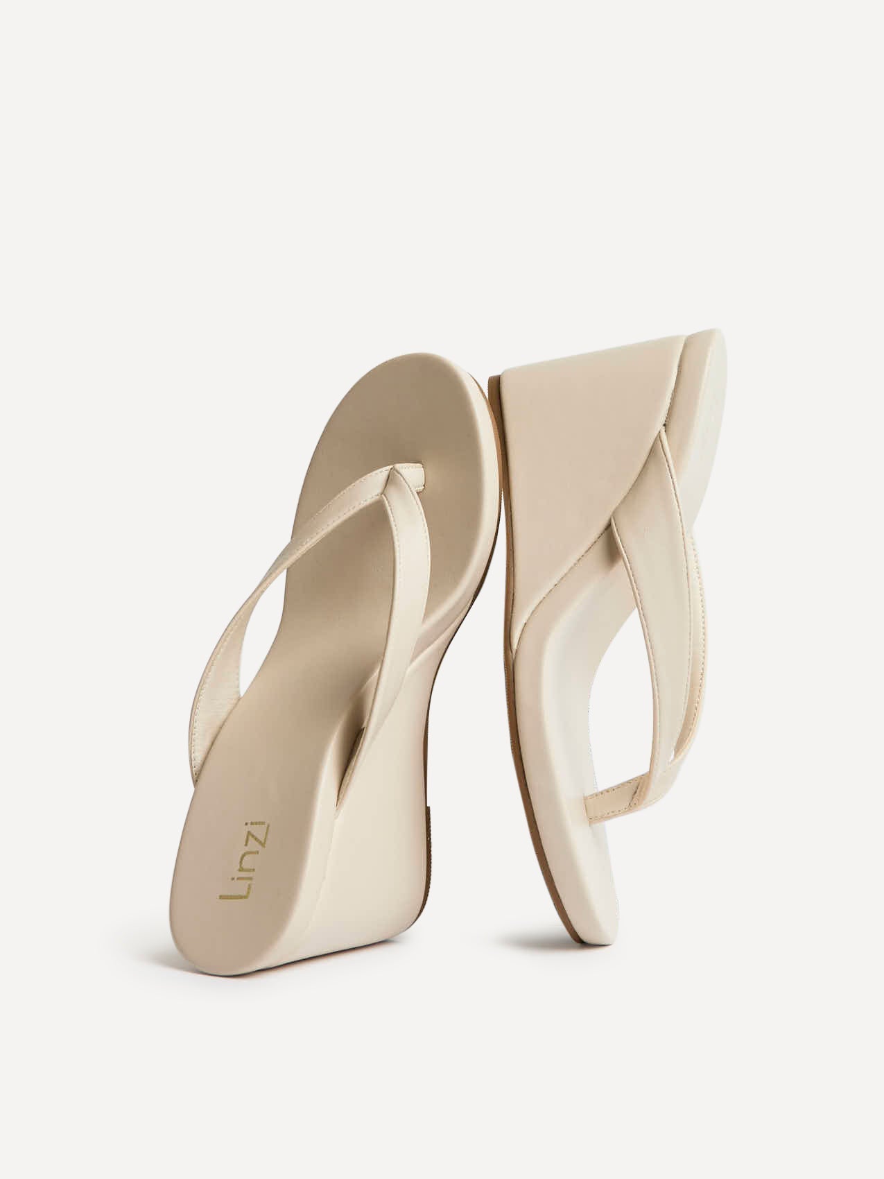 Joia Ivory Wedge Mules