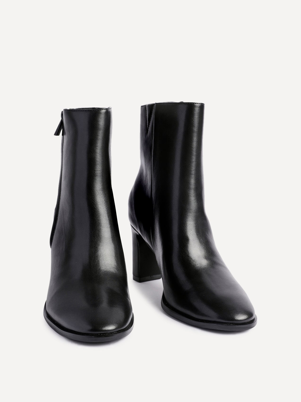 Jonas Black Block Heeled Ankle Boots