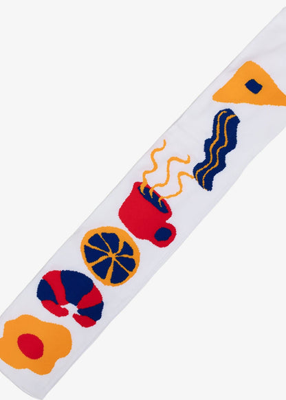 JQSCARF14 - Le Petit Déjeuner Scarf