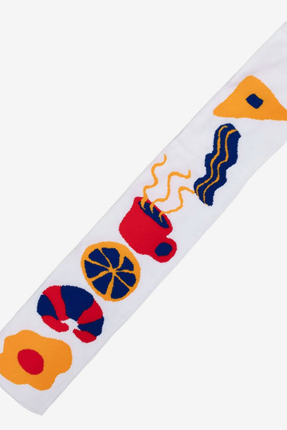 JQSCARF14 - Le Petit Déjeuner Scarf