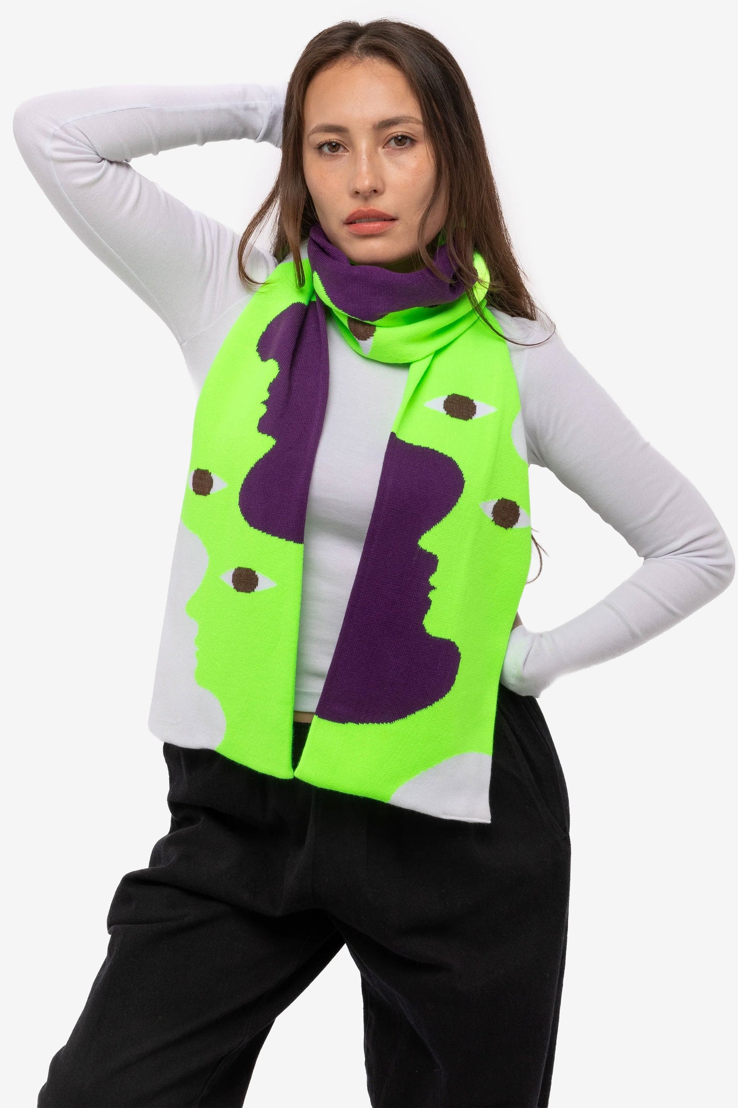JQSCARF36 - Surrealist Scarf