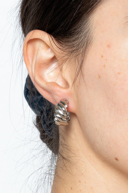 JWLMC - Croissant Hoop Earrings
