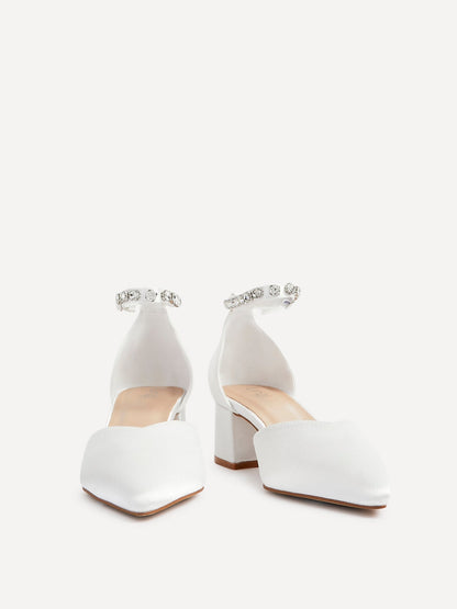 Jordana Bridal Satin Court Heels