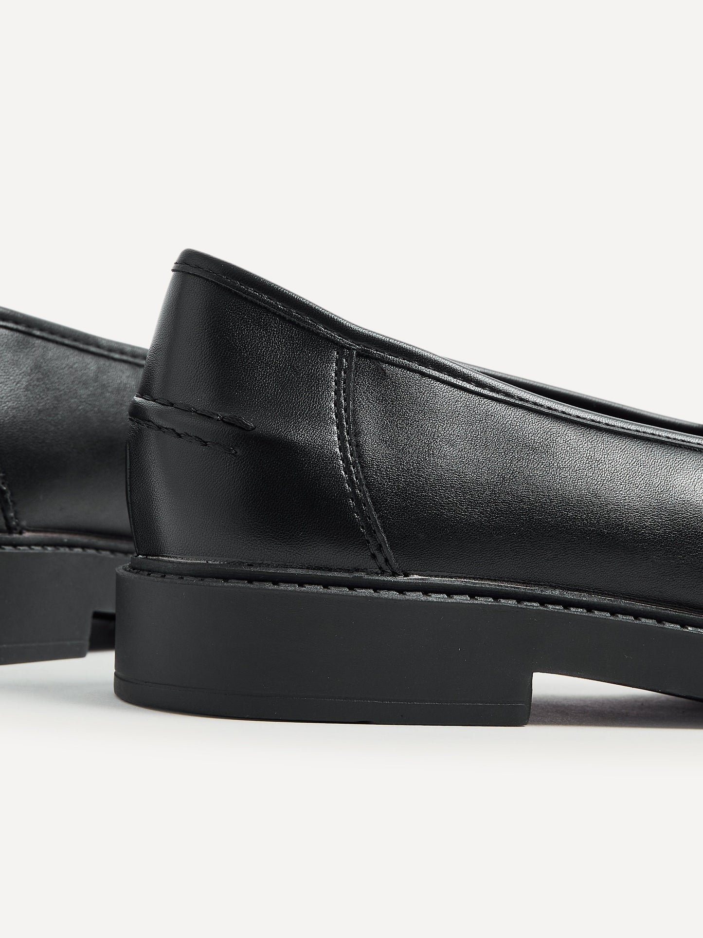 Kassidy Wide Fit Black Faux Loafers
