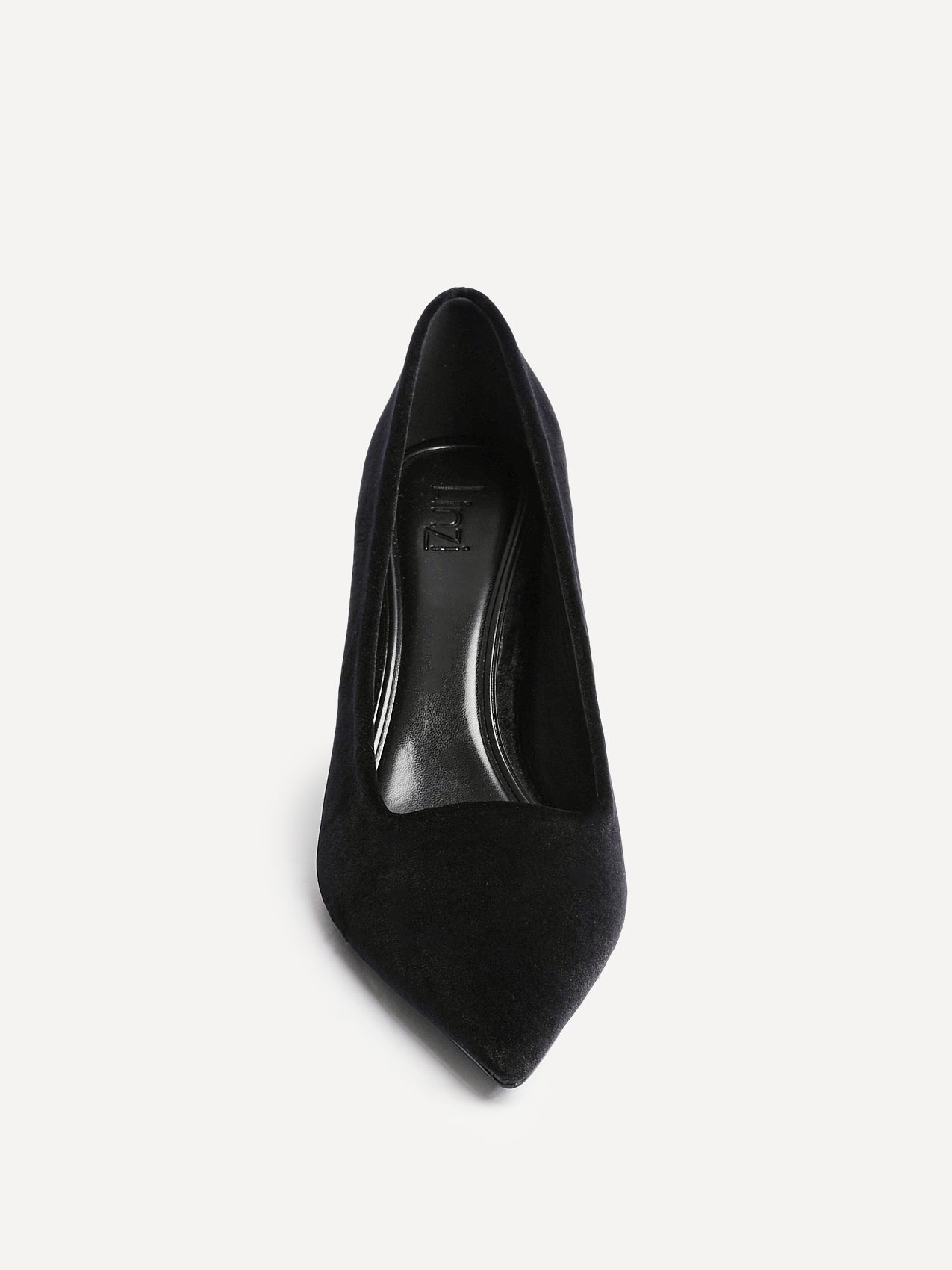 Kat Black Velvet Classic Court Heels