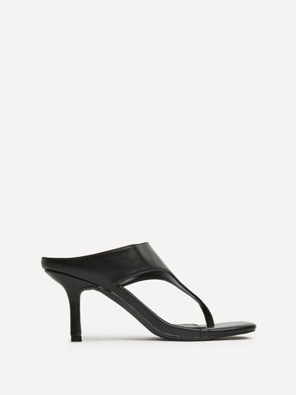 Kyoto Black Mule Heels