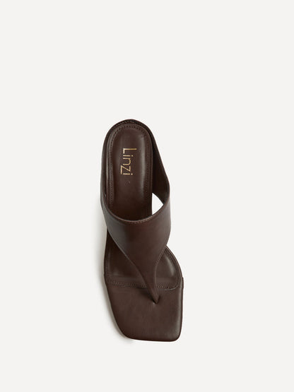 Kyoto Brown Mule Heels