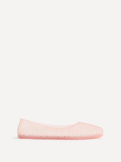 Lagoon Pink Jelly Caged Sandals