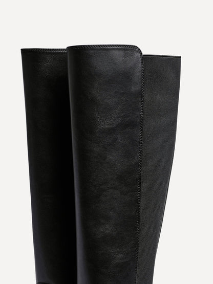League Black Long Boots