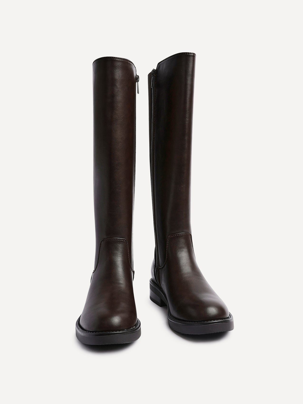 League Brown Long Boots