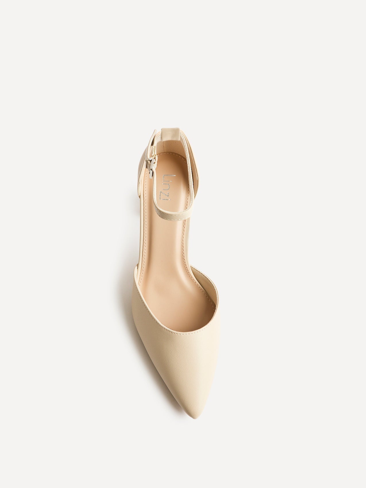 Leona Nude Faux Leather Court Heels