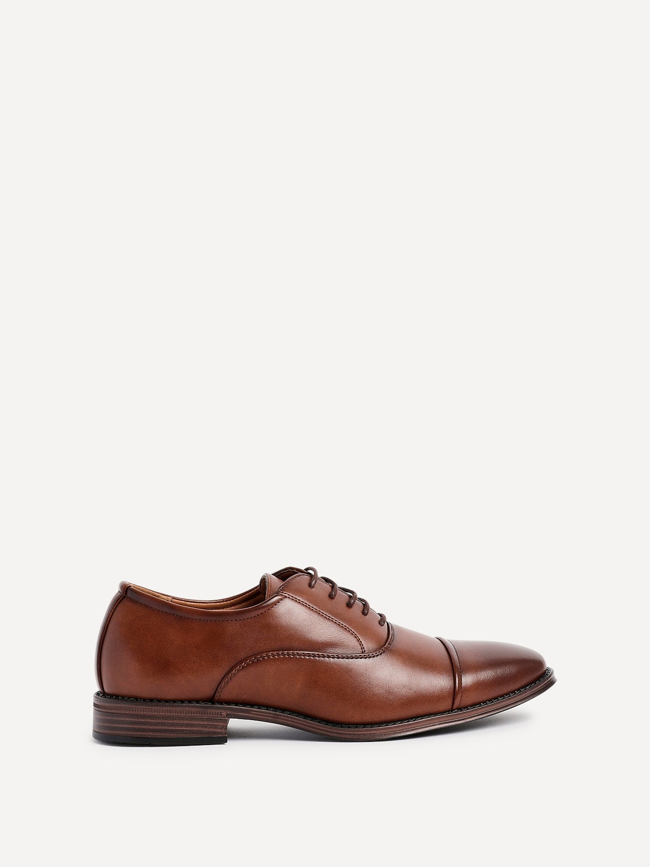 Lorenzo Mens Brown Faux Leather Shoes