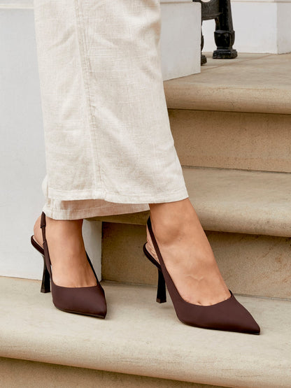 Dash Brown Scuba Court Heels