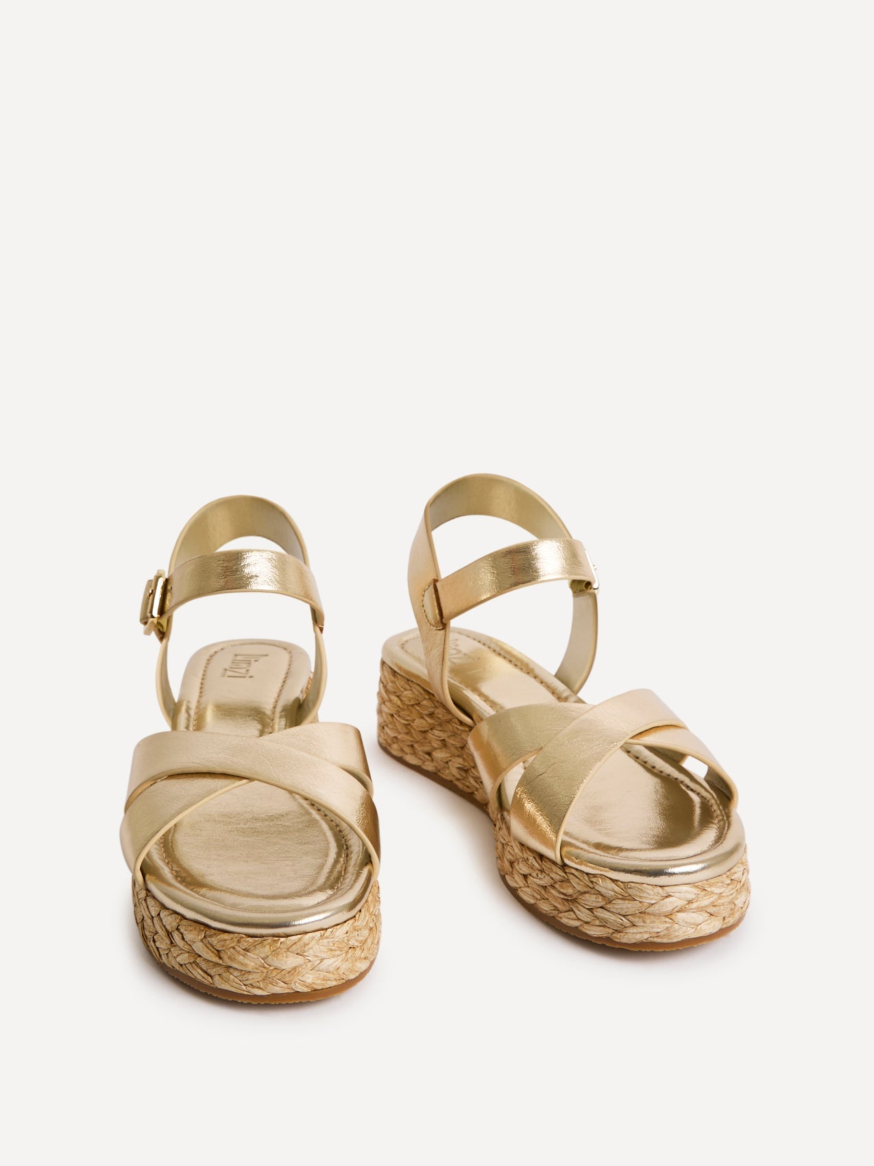 Magnolia Gold Flatform Sandals
