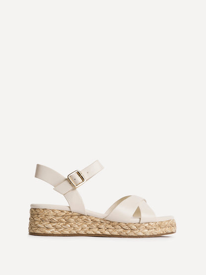 Magnolia Ivory Flatform Sandals