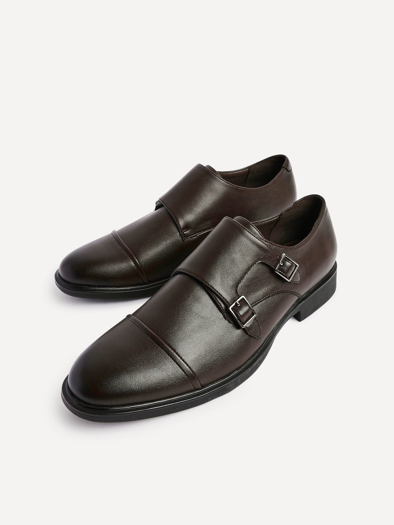 Marcello Mens Brown Faux Leather Shoes