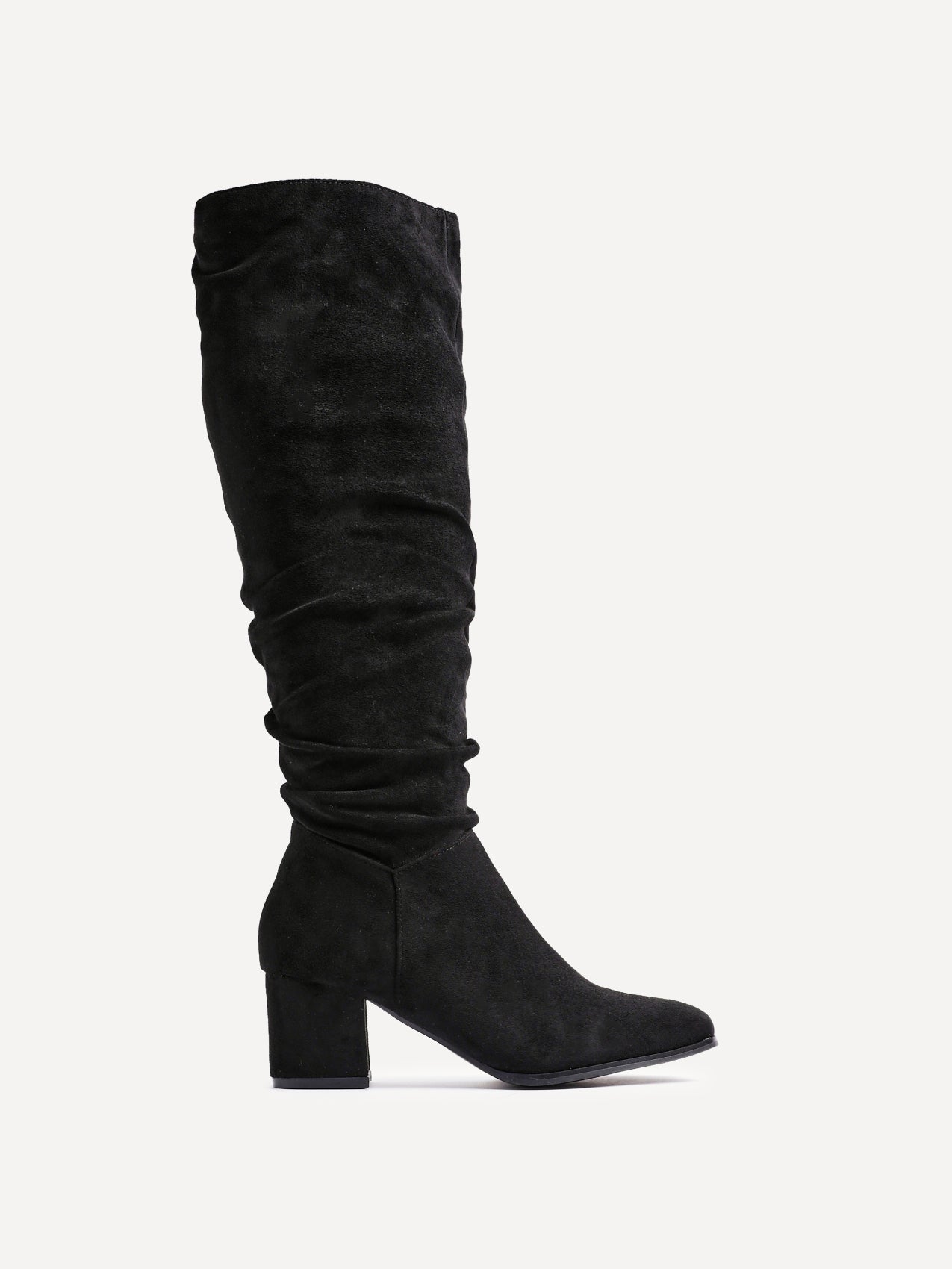 Margot Black Long Heeled Boots
