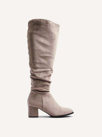 Margot Mocha Long Heeled Boots