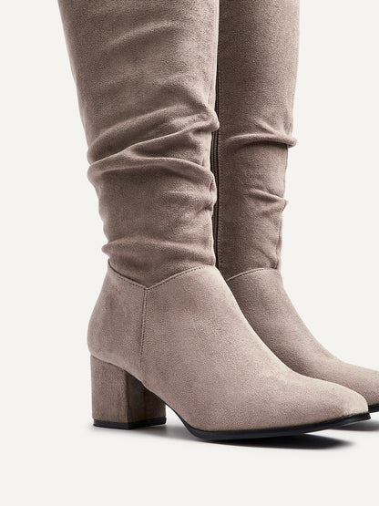Margot Mocha Long Heeled Boots