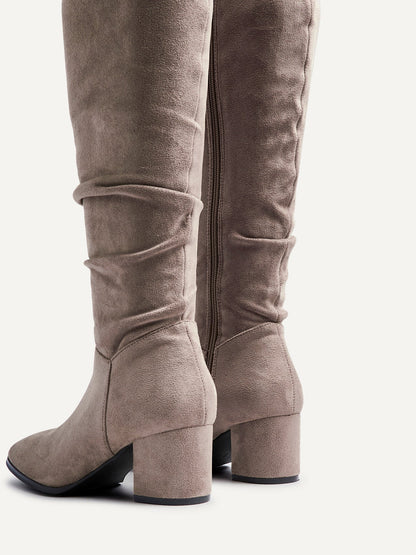Margot Mocha Long Heeled Boots