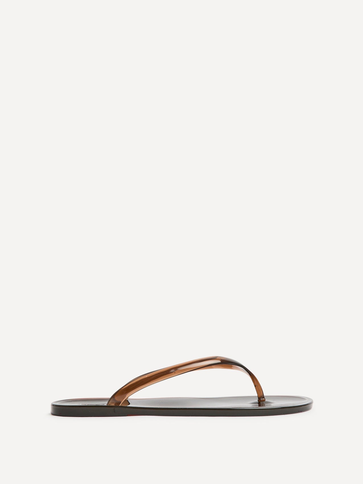 Marine Brown Jelly Flip Flops