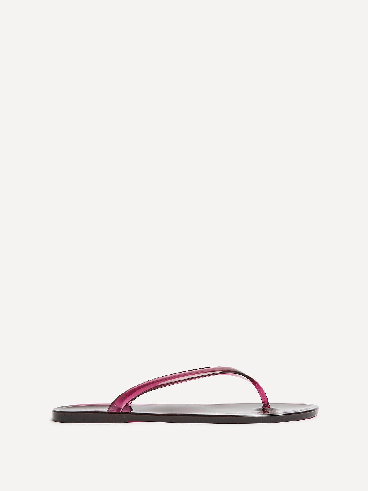 Marine Burgundy Jelly Flip Flops