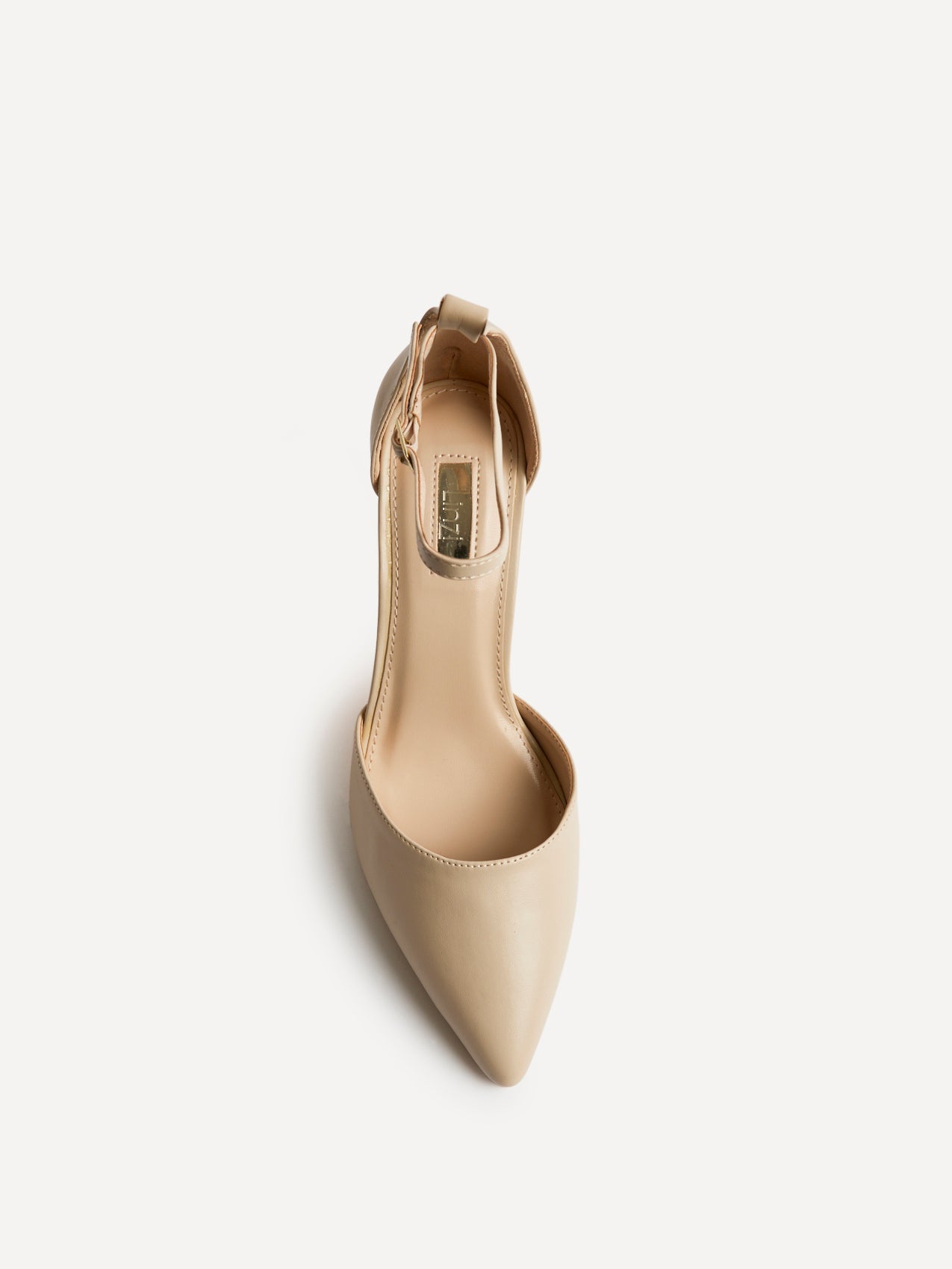 Marlie Nude Faux Leather Court Heels