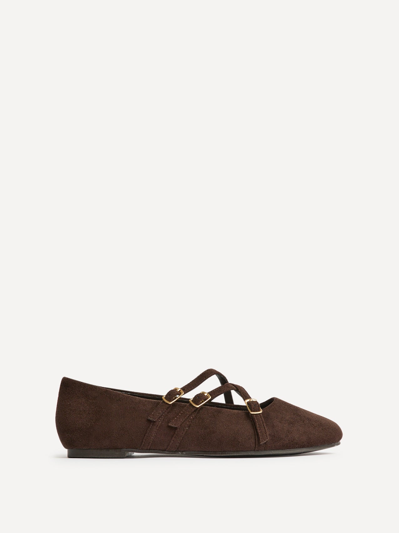 Matrix Brown Mary Jane Flats