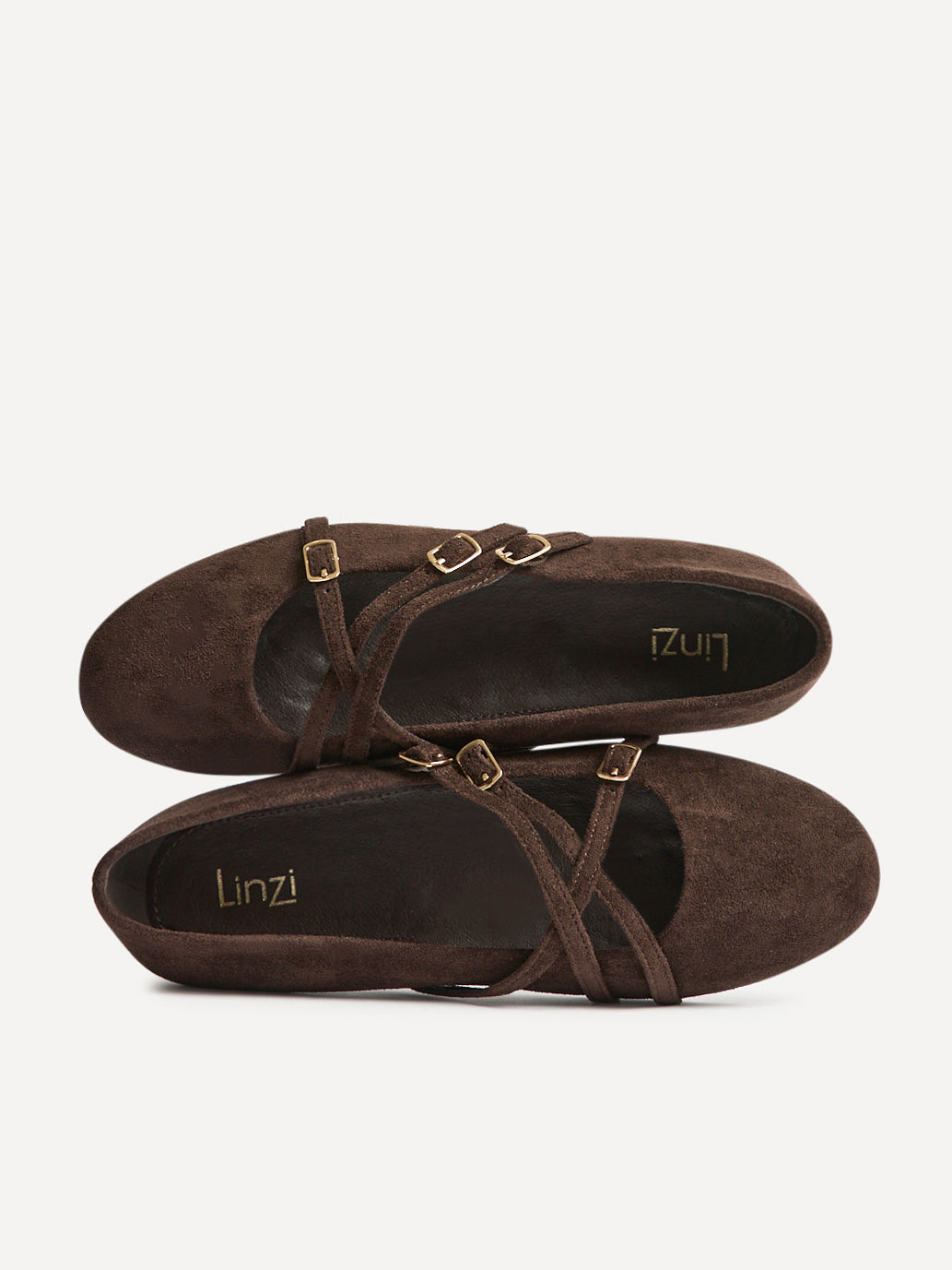 Matrix Brown Mary Jane Flats