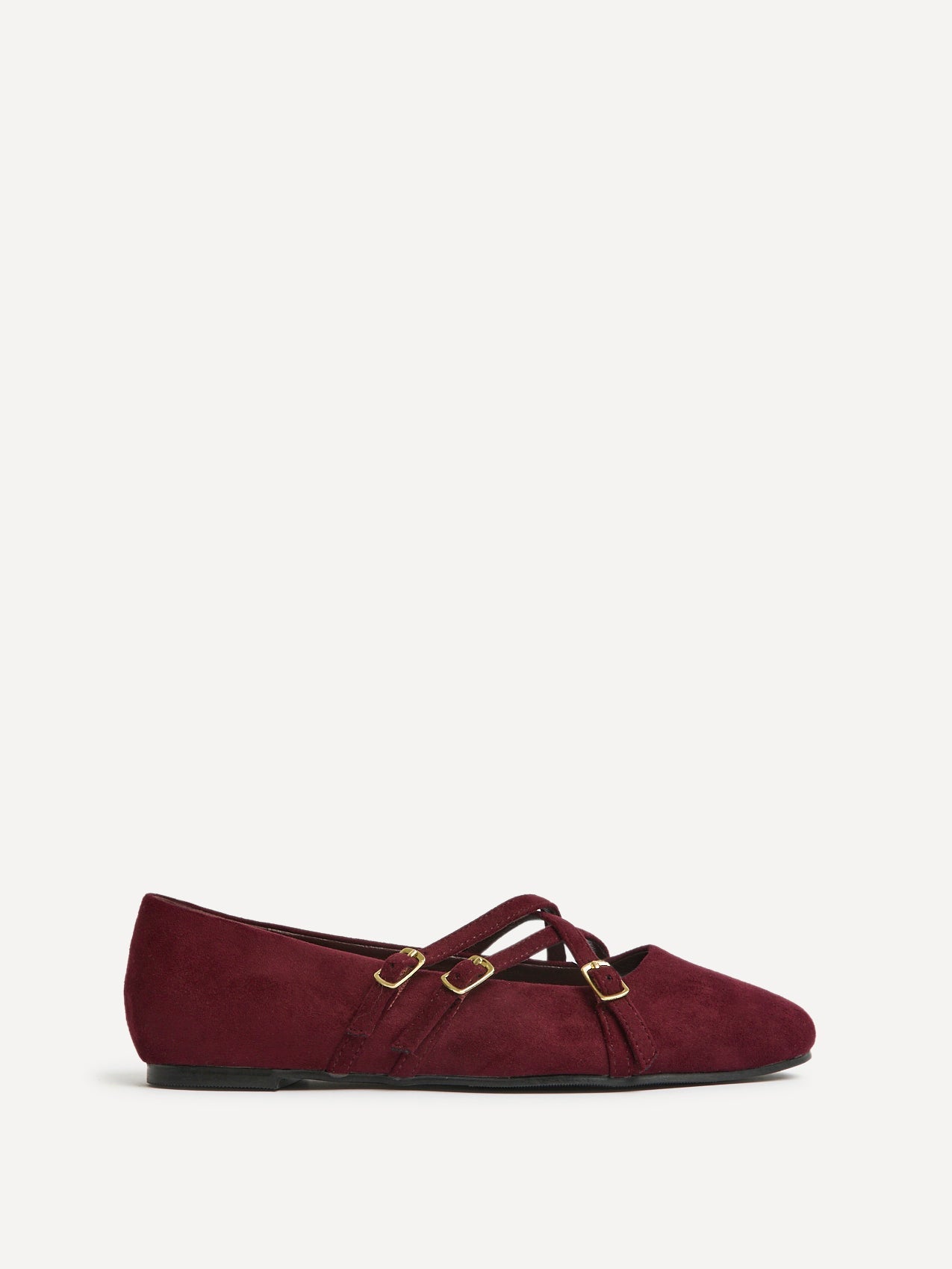 Matrix Burgundy Mary Jane Flats