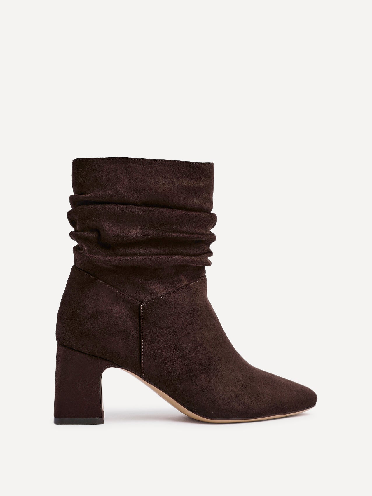 Maven Brown Block Heeled Ankle Boots
