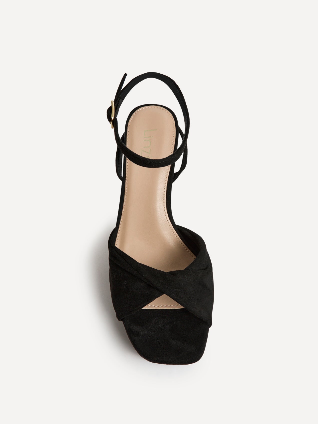 Mavie Black Platform Heeled Sandals