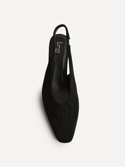 Method Black Square Toe Court Heels
