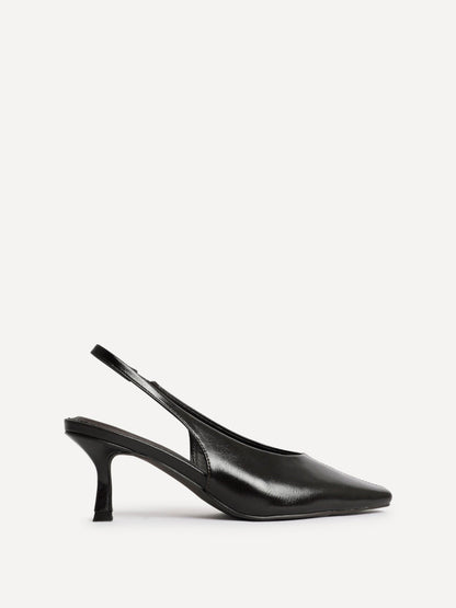 Method Brown Square Toe Court Heels