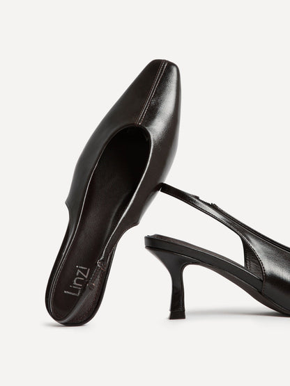 Method Brown Square Toe Court Heels