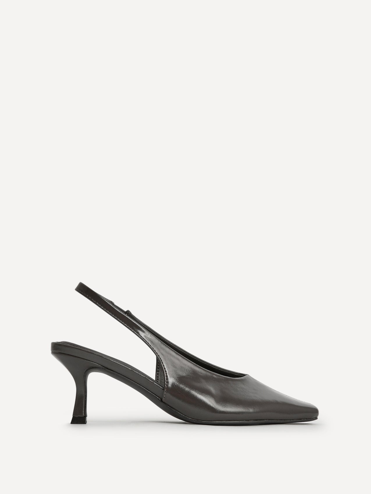 Method Grey Square Toe Court Heels