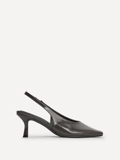 Method Grey Square Toe Court Heels