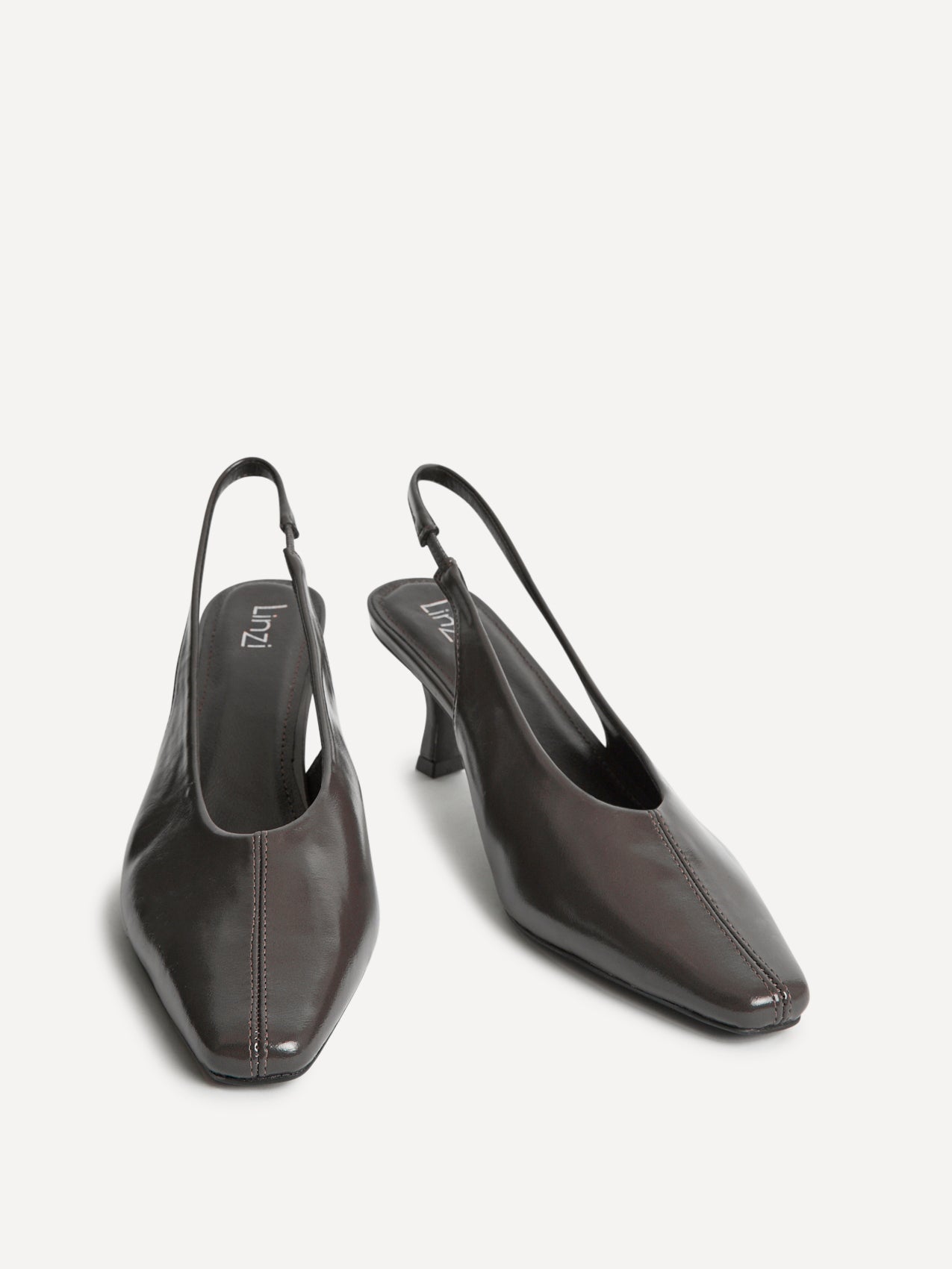 Method Grey Square Toe Court Heels
