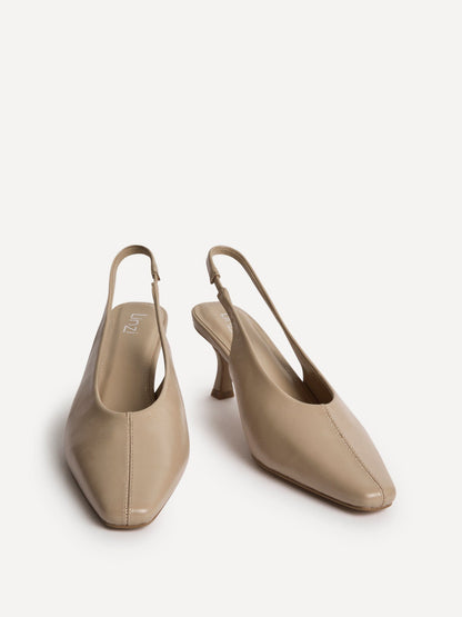 Method Nude Square Toe Court Heels