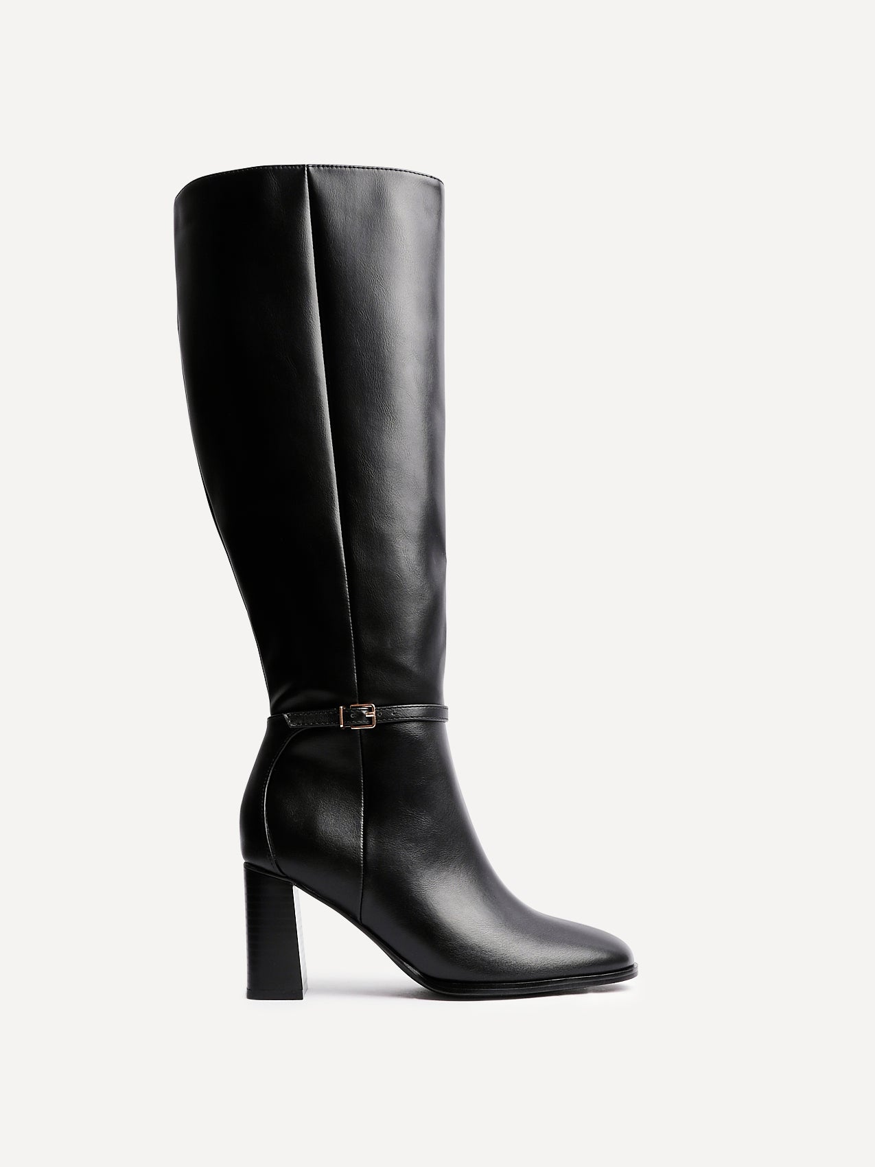 Midtown Black Long Heeled Boots